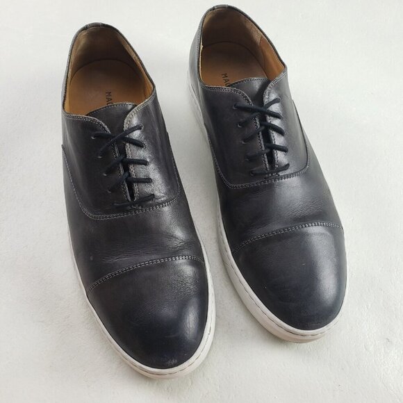Magnanni Other - Magnanni Warwick Hybrid Oxford Sneaker Mens 10 Gray Leather Lace Up Casual Shoe